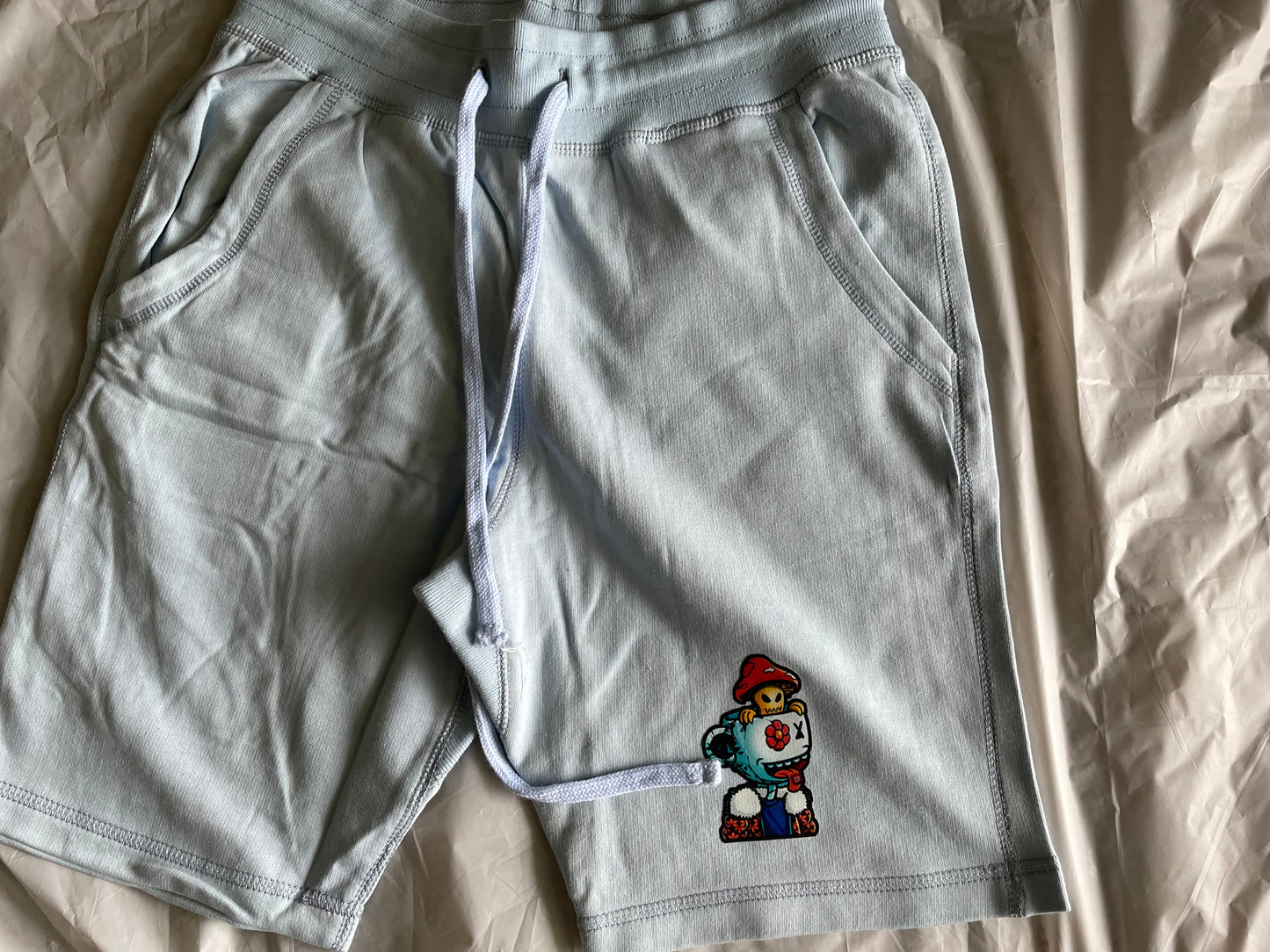 NON FUNGI LOGO  COTTON SHORTS